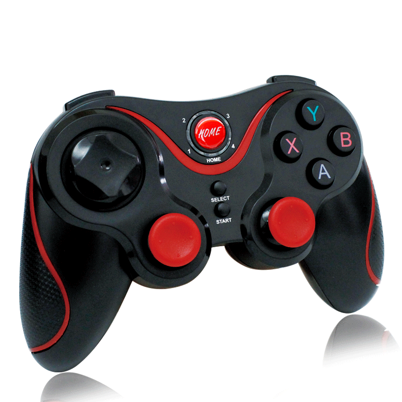 欣柠檬 S600蓝牙手柄 手机游戏手柄 CF手柄 支持我的世界等游戏 蓝牙手柄-黑色(不带手机支架)