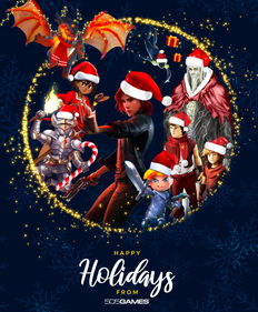 多图预警 各大游戏厂商精美圣诞问候壁纸大放送