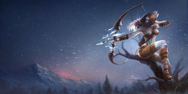 电竞美女小苍mm教您玩转寒冰射手艾希